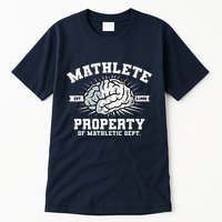Mathlete Mathletic Dept. Est 3.1459 Math Teacher Pi Day Tall T-Shirt