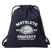 Mathlete Mathletic Dept. Est 3.1459 Math Teacher Pi Day Drawstring Bag
