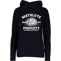 Mathlete Mathletic Dept. Est 3.1459 Math Teacher Pi Day Womens Funnel Neck Pullover Hood