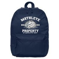 Mathlete Mathletic Dept. Est 3.1459 Math Teacher Pi Day 16 in Basic Backpack