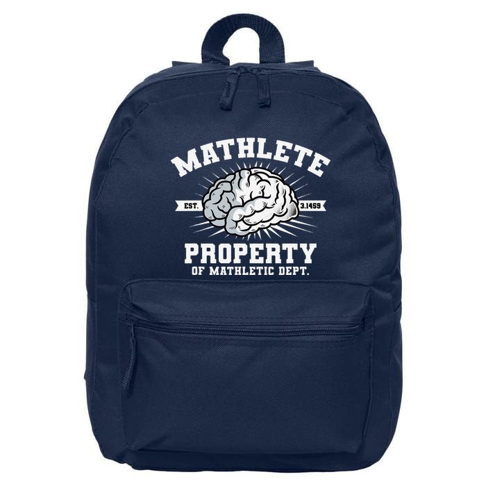 Mathlete Mathletic Dept. Est 3.1459 Math Teacher Pi Day 16 in Basic Backpack