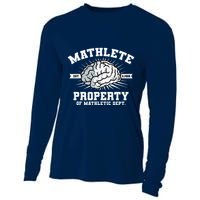 Mathlete Mathletic Dept. Est 3.1459 Math Teacher Pi Day Cooling Performance Long Sleeve Crew