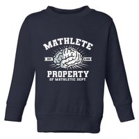 Mathlete Mathletic Dept. Est 3.1459 Math Teacher Pi Day Toddler Sweatshirt