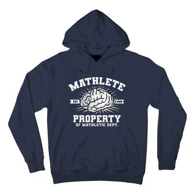 Mathlete Mathletic Dept. Est 3.1459 Math Teacher Pi Day Tall Hoodie