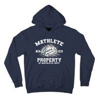 Mathlete Mathletic Dept. Est 3.1459 Math Teacher Pi Day Tall Hoodie