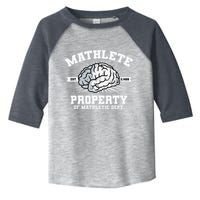 Mathlete Mathletic Dept. Est 3.1459 Math Teacher Pi Day Toddler Fine Jersey T-Shirt