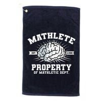 Mathlete Mathletic Dept. Est 3.1459 Math Teacher Pi Day Golf Towel