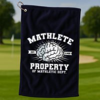 Mathlete Mathletic Dept. Est 3.1459 Math Teacher Pi Day Golf Towel