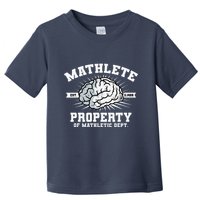 Mathlete Mathletic Dept. Est 3.1459 Math Teacher Pi Day Toddler T-Shirt