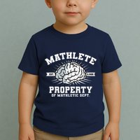 Mathlete Mathletic Dept. Est 3.1459 Math Teacher Pi Day Toddler T-Shirt