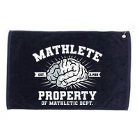Mathlete Mathletic Dept. Est 3.1459 Math Teacher Pi Day Grommeted Golf Towel