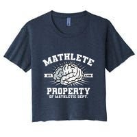 Mathlete Mathletic Dept. Est 3.1459 Math Teacher Pi Day Crop Top