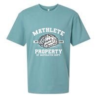 Mathlete Mathletic Dept. Est 3.1459 Math Teacher Pi Day Sueded Cloud Jersey T-Shirt