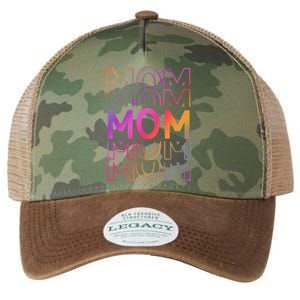 Mom Mothers Day Colorful Rainbow Legacy Tie Dye Trucker Hat