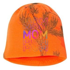 Mom Mothers Day Colorful Rainbow Kati - Camo Knit Beanie