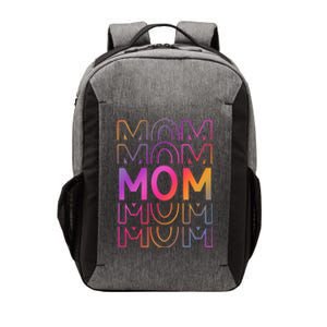 Mom Mothers Day Colorful Rainbow Vector Backpack