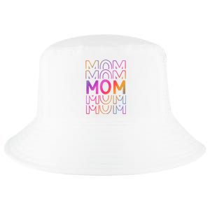 Mom Mothers Day Colorful Rainbow Cool Comfort Performance Bucket Hat