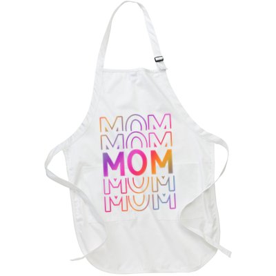 Mom Mothers Day Colorful Rainbow Apron