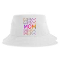 Mom Mothers Day Colorful Rainbow Sustainable Bucket Hat