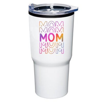 Mom Mothers Day Colorful Rainbow Tumbler