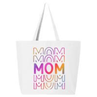 Mom Mothers Day Colorful Rainbow 25L Jumbo Tote