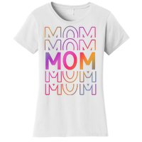 Mom Mothers Day Colorful Rainbow Women's T-Shirt