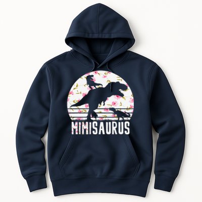 Mimisaurus Mothers Day Dinosaur Lover Funny Mom Of 2 Gift Hoodie