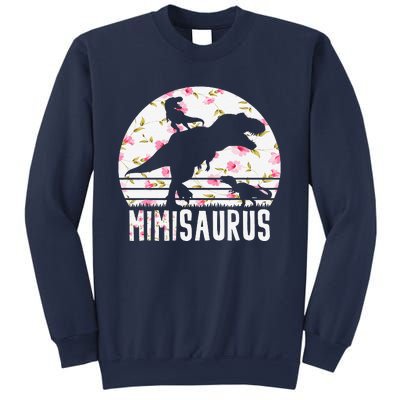 Mimisaurus Mothers Day Dinosaur Lover Funny Mom Of 2 Gift Sweatshirt