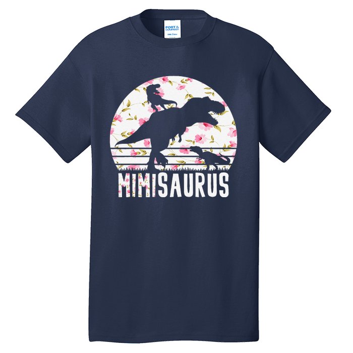 Mimisaurus Mothers Day Dinosaur Lover Funny Mom Of 2 Gift Tall T-Shirt