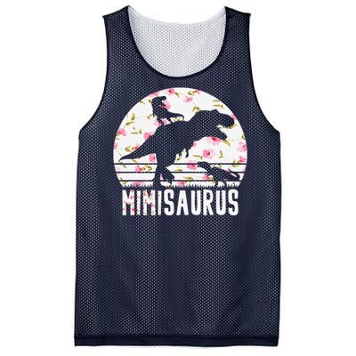 Mimisaurus Mothers Day Dinosaur Lover Funny Mom Of 2 Gift Mesh Reversible Basketball Jersey Tank