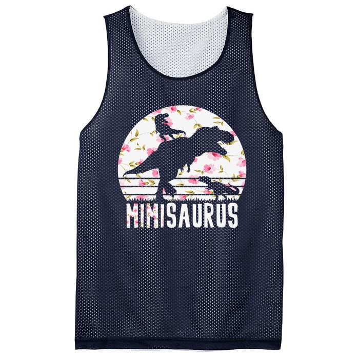 Mimisaurus Mothers Day Dinosaur Lover Funny Mom Of 2 Gift Mesh Reversible Basketball Jersey Tank