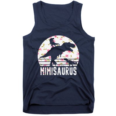 Mimisaurus Mothers Day Dinosaur Lover Funny Mom Of 2 Gift Tank Top