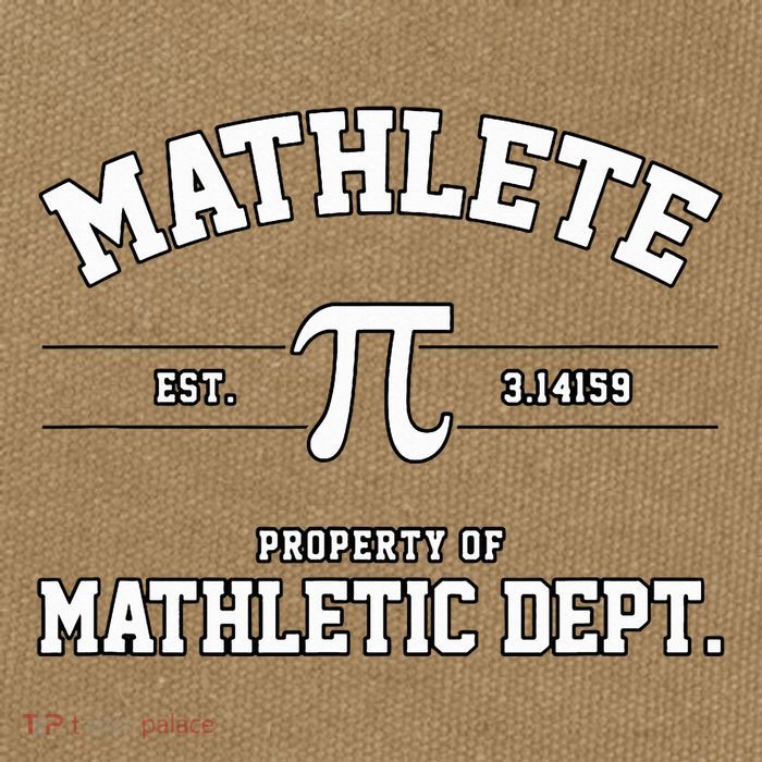 Mathlete Mathletic Department Cotton Canvas Backpack
