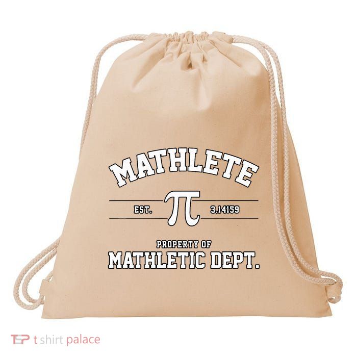 Mathlete Mathletic Department Drawstring Bag