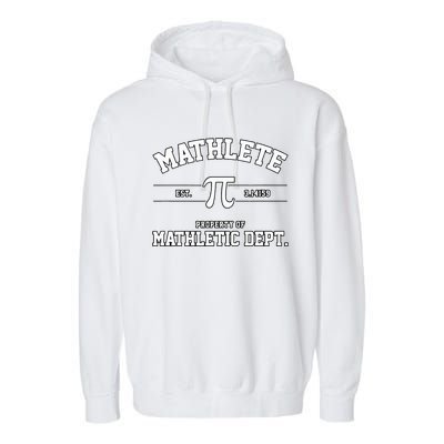 Mathlete Mathletic Department Garment-Dyed Fleece Hoodie