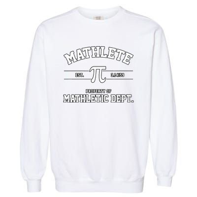 Mathlete Mathletic Department Garment-Dyed Sweatshirt