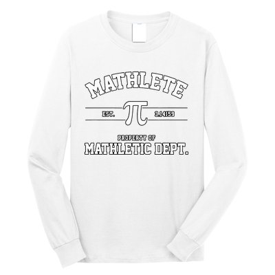 Mathlete Mathletic Department Long Sleeve Shirt