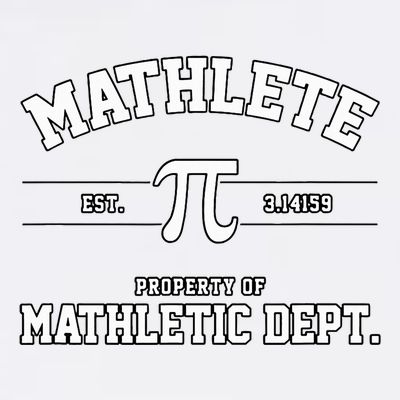 Mathlete Mathletic Department T-Shirt