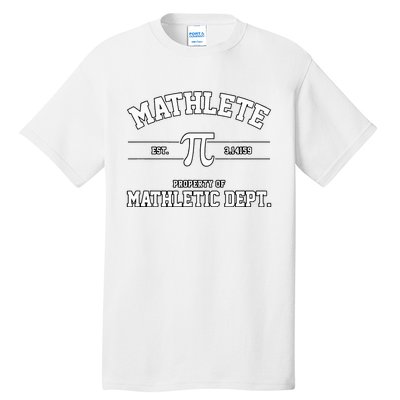 Mathlete Mathletic Department Tall T-Shirt