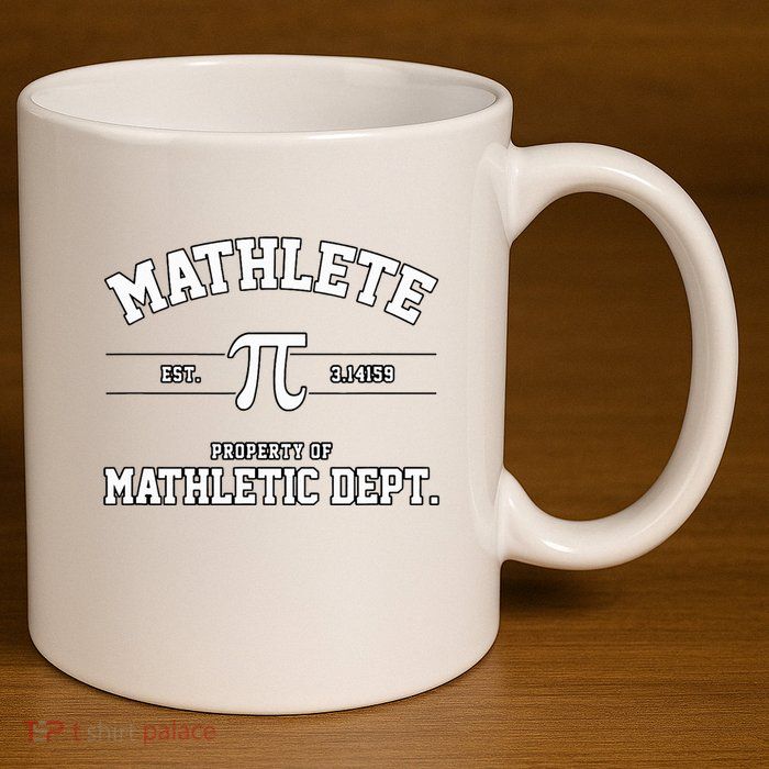 Mathlete Mathletic Department 11oz C Handle Ceramic Mug