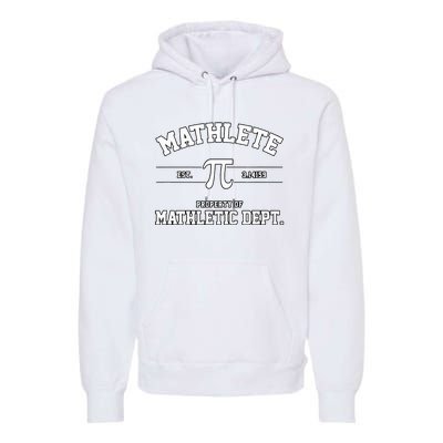 Mathlete Mathletic Department Premium Hoodie