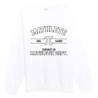 Mathlete Mathletic Department Premium Crewneck Sweatshirt