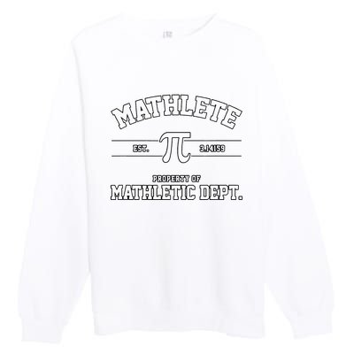 Mathlete Mathletic Department Premium Crewneck Sweatshirt