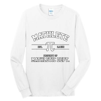 Mathlete Mathletic Department Tall Long Sleeve T-Shirt