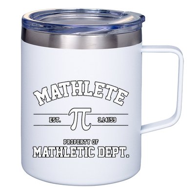 Mathlete Mathletic Department 12oz Stainless Steel Coffee Mug