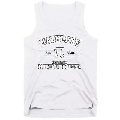 Mathlete Mathletic Department Tank Top