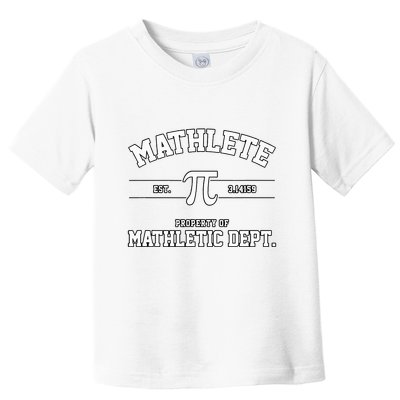 Mathlete Mathletic Department Toddler T-Shirt