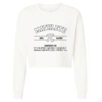 Mathlete Mathletic Department Cropped Pullover Crew