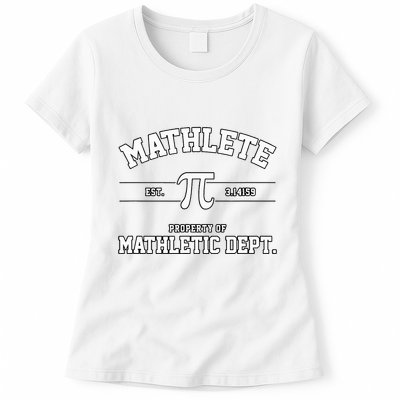 Mathlete Mathletic Department Womens T-Shirt
