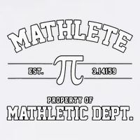 Mathlete Mathletic Department Women's V-Neck T-Shirt